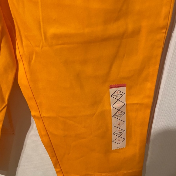 St. John's Bay Classic Fit Orange Pants - Picture 2 of 6